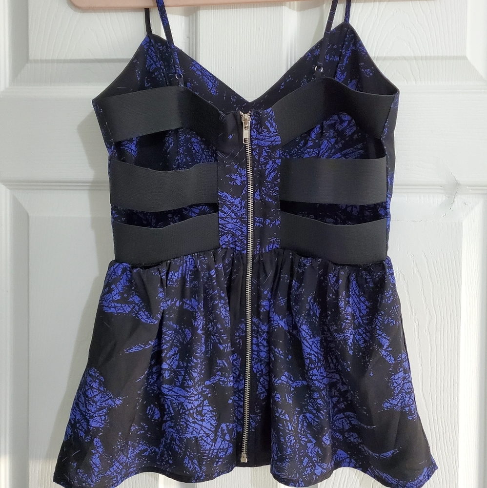 Greylin Peplum Dress Tank